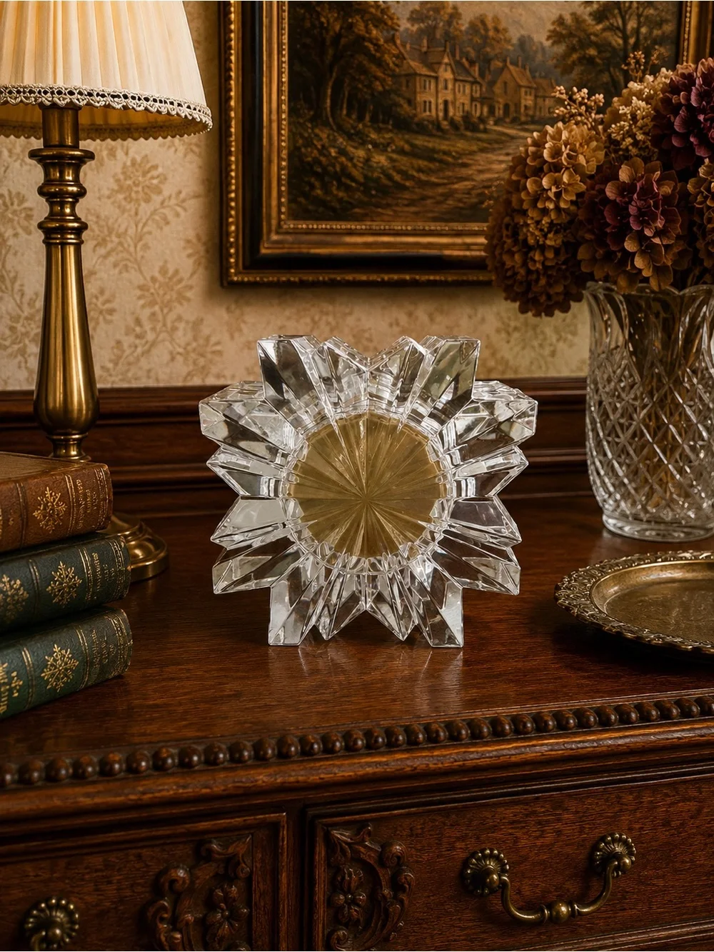 Mikasa Crystal Quartz Mantel / Desk Clock – Germany
